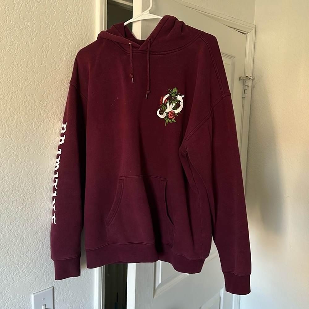 Burgundy Primitive Brand Sweater. Size Large